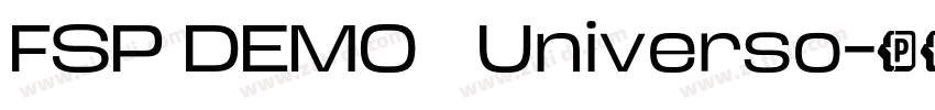 FSP DEMO   Universo字体转换